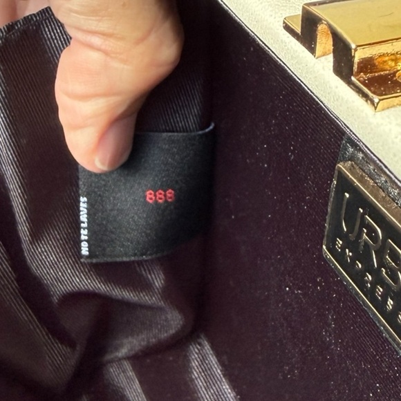 Urban Expressions Gold Studded Clutch with Detachable Strap - Picture 5 of 5